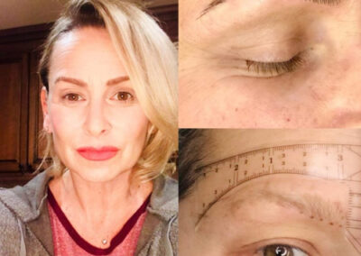 before and after microblading & powder brow