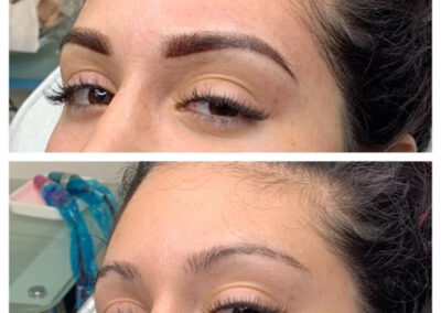 before and after microblading & powder brow