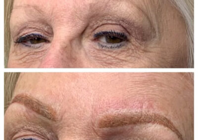 before and after microblading & powder brow