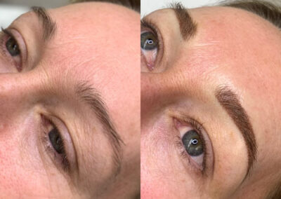 before and after microblading & powder brow